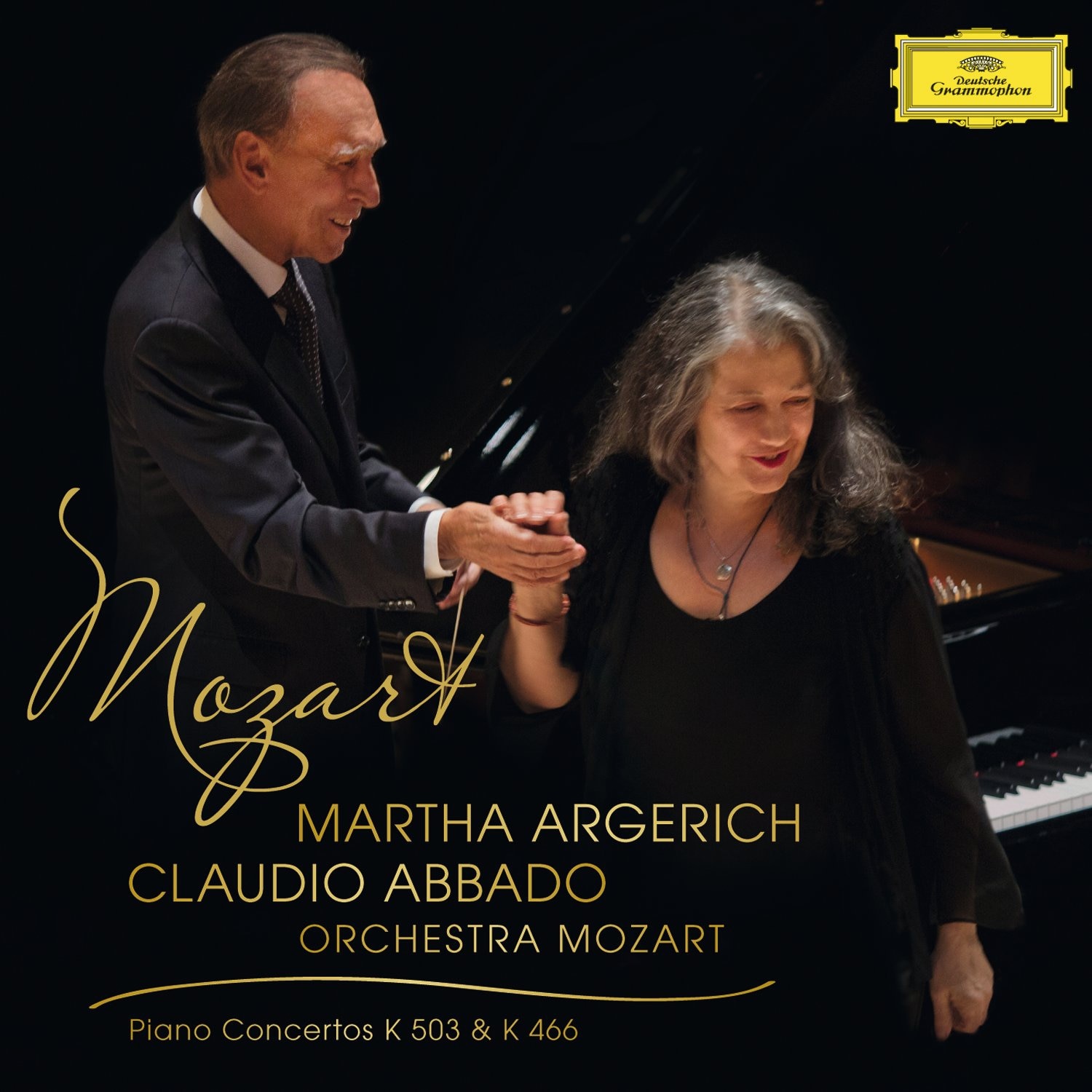 <b>Martha Argerich, Orchestra Mozart, Claudio Abbado</b>, Mozart: Piano Concerto No.25 In C Major K.503; Piano Concerto No.20 In D Minor K.466 – Vinil
